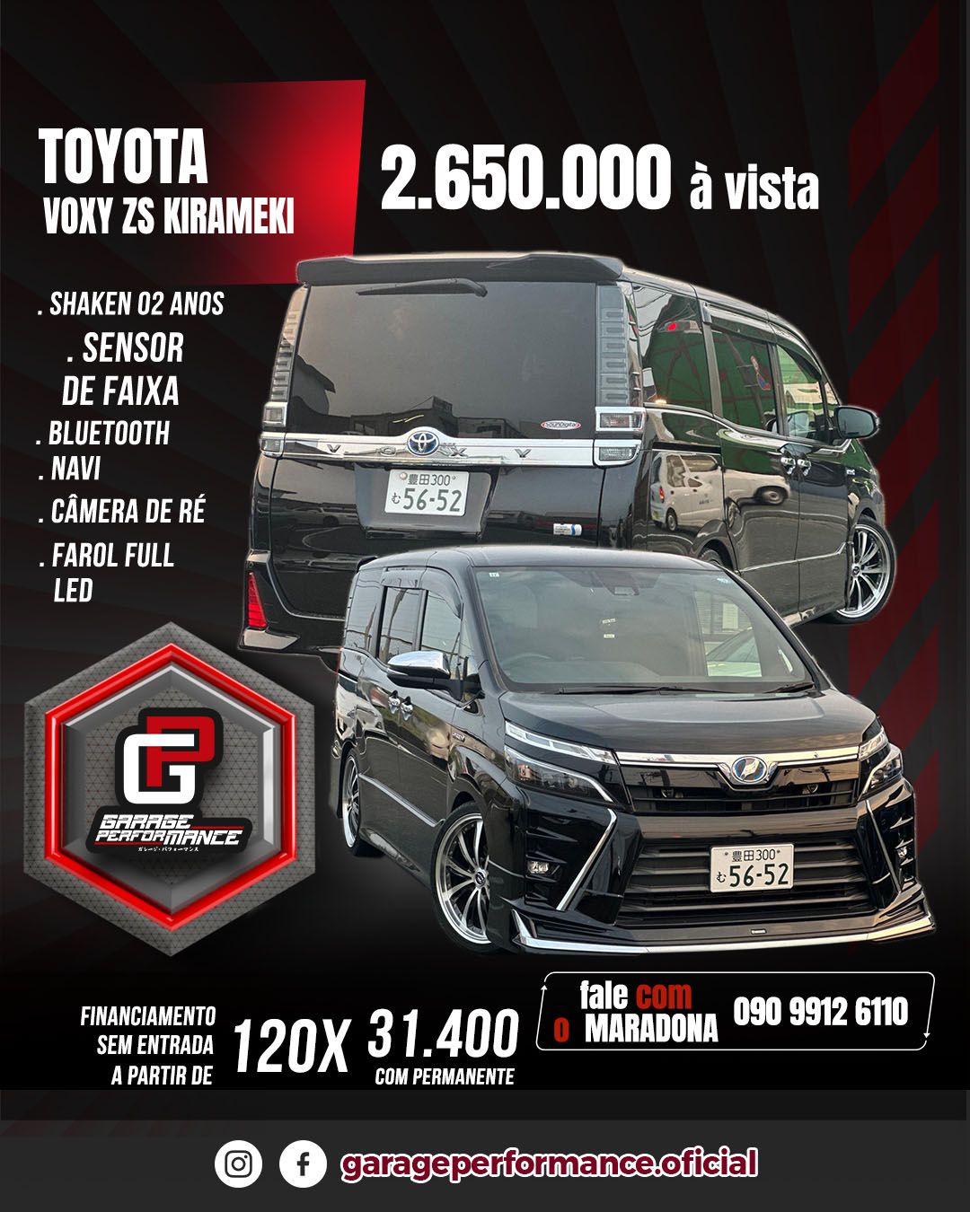 REELS -TOYOTA VOXY ZS KIRAMEKI HYBRID_1.1